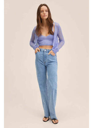 Débardeur bleu MANGO femme