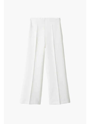 Pantalon flare beige MANGO femme