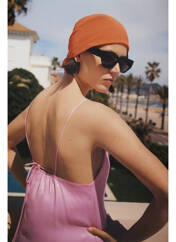 Foulard orange MANGO pour femme seconde vue