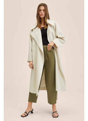 Pantalon 7/8 vert MANGO femme