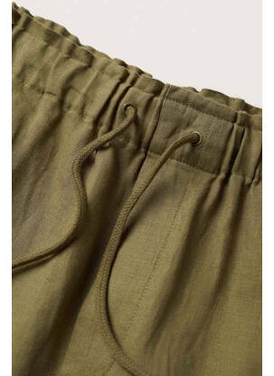 Pantalon 7/8 vert MANGO femme