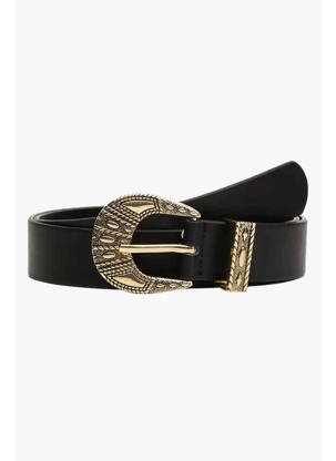 Ceinture noir MANGO femme