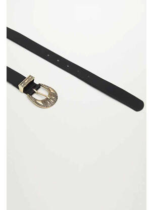 Ceinture noir MANGO femme