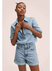 Short bleu MANGO pour femme seconde vue