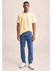 T-shirt jaune MANGO pour homme seconde vue
