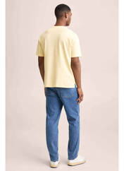 T-shirt jaune MANGO pour homme seconde vue