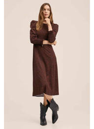 Robe longue orange MANGO femme
