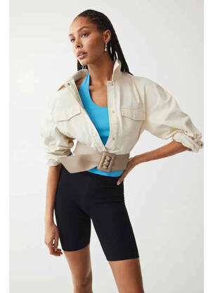 Ceinture beige MANGO femme