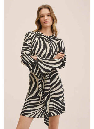 Robe courte noir MANGO femme