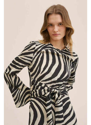 Robe courte noir MANGO femme