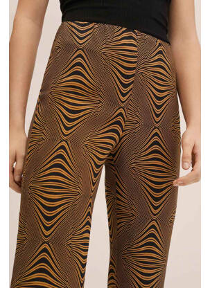 Pantalon droit noir MANGO femme