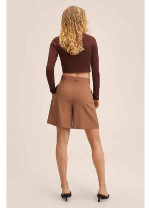 Short marron MANGO femme
