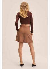 Short marron MANGO pour femme seconde vue