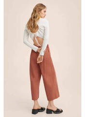 Pantalon 7/8 orange MANGO pour femme seconde vue