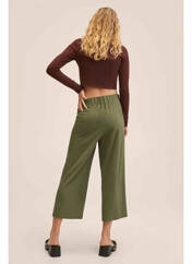 Pantalon 7/8 vert MANGO pour femme seconde vue