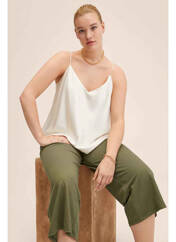 Pantalon 7/8 vert MANGO pour femme seconde vue