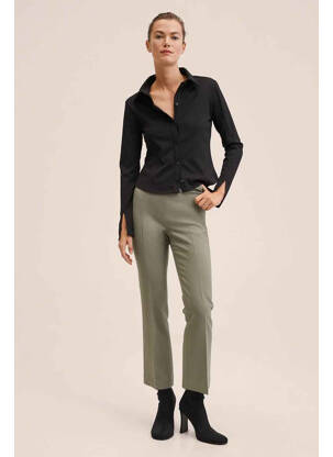 Pantalon flare marron MANGO femme