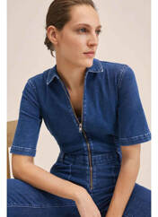 Combi-pantalon bleu MANGO pour femme seconde vue