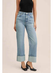Jeans coupe large bleu MANGO pour femme seconde vue