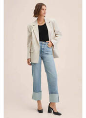 Jeans coupe large bleu MANGO pour femme seconde vue