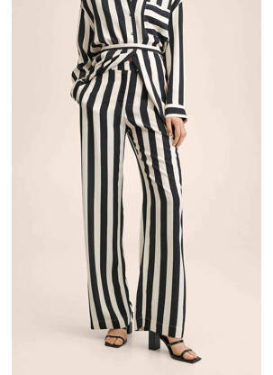 Pantalon droit noir MANGO femme