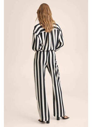 Pantalon droit noir MANGO femme