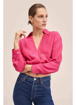 Chemisier rose MANGO femme