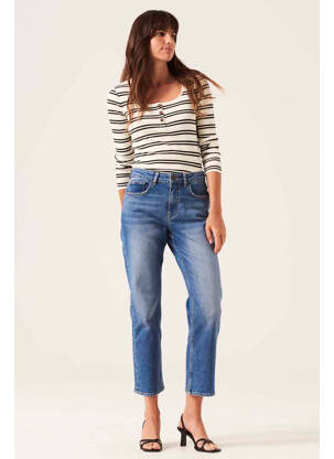Jeans coupe droite bleu GARCIA femme