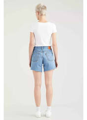 Short bleu LEVIS pour femme seconde vue