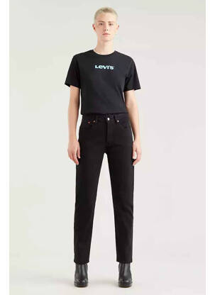 Jeans coupe droite noir LEVI'S femme