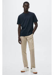 Pantalon chino marron MANGO pour homme seconde vue