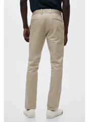Pantalon chino marron MANGO pour homme seconde vue