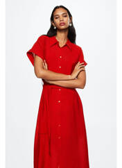 Robe longue rouge MANGO pour femme seconde vue