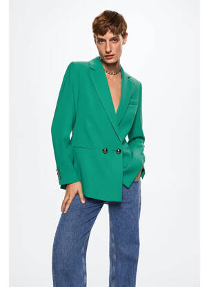 Blazer vert MANGO pour femme
