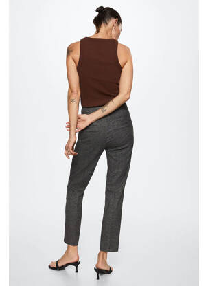 Pantalon chino marron MANGO femme