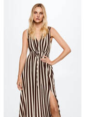 Robe mi-longue marron MANGO pour femme seconde vue