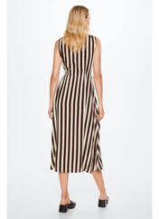 Robe mi-longue marron MANGO pour femme seconde vue
