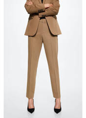 Pantalon chino marron MANGO pour femme seconde vue