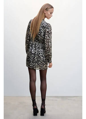 Robe courte noir MANGO femme