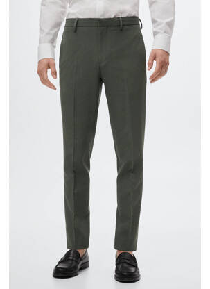 Pantalon slim vert MANGO homme