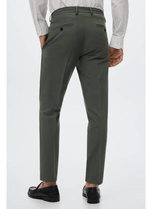 Pantalon slim vert MANGO homme