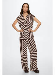 Pantalon flare marron MANGO pour femme seconde vue