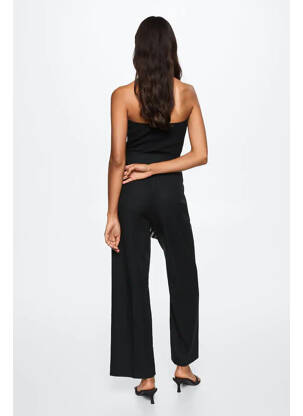 Pantalon droit noir MANGO femme