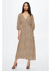 Robe longue marron MANGO pour femme seconde vue
