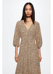 Robe longue marron MANGO pour femme seconde vue