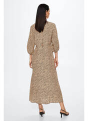 Robe longue marron MANGO pour femme seconde vue