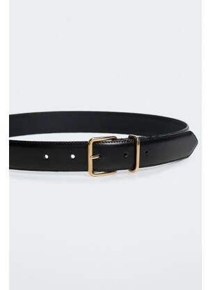 Ceinture noir MANGO femme