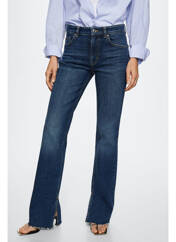Jeans coupe droite bleu MANGO pour femme seconde vue