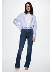 Jeans coupe droite bleu MANGO pour femme seconde vue