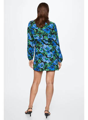 Robe courte bleu MANGO femme